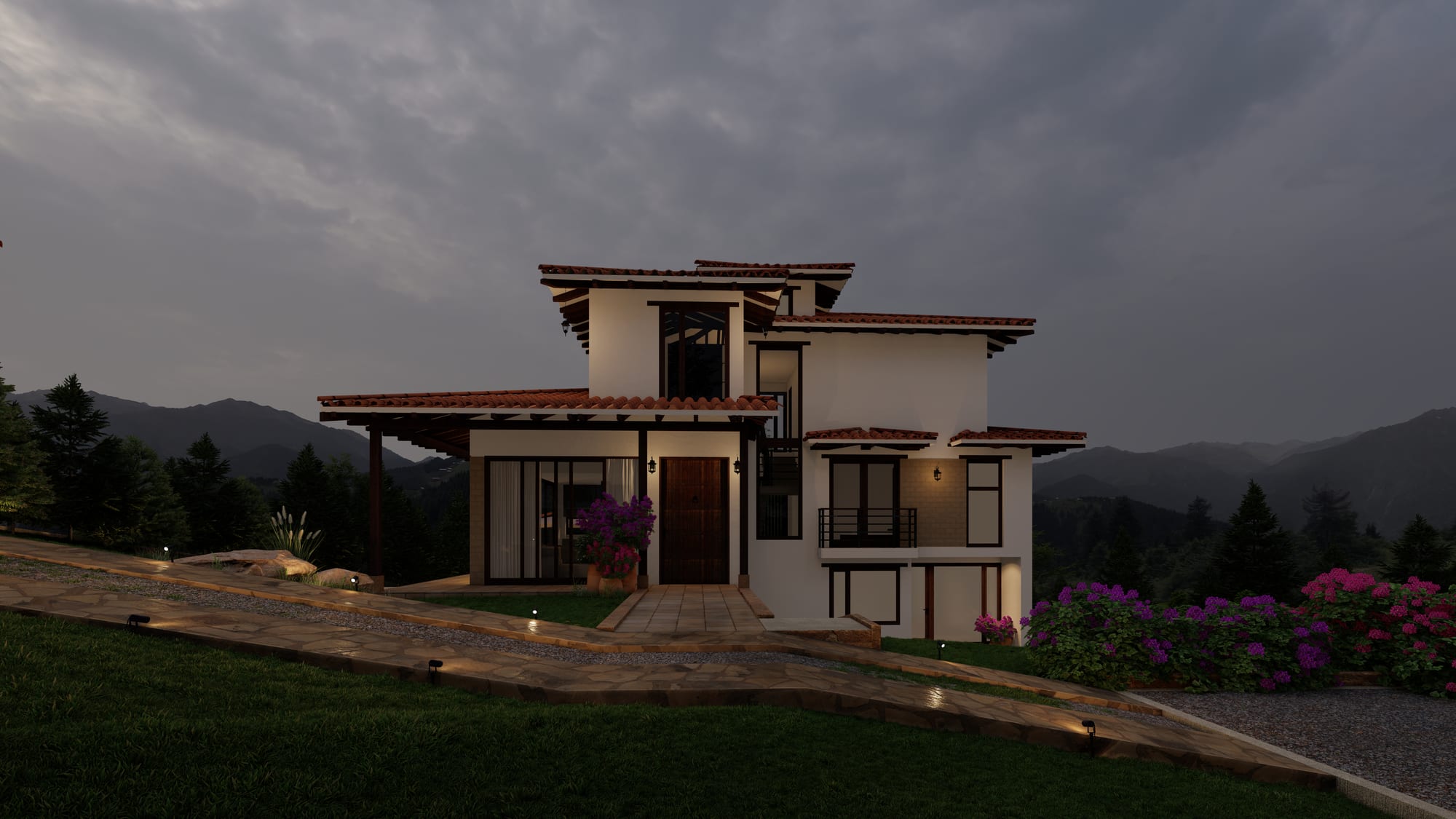 Casa Contemporánea I — render 6