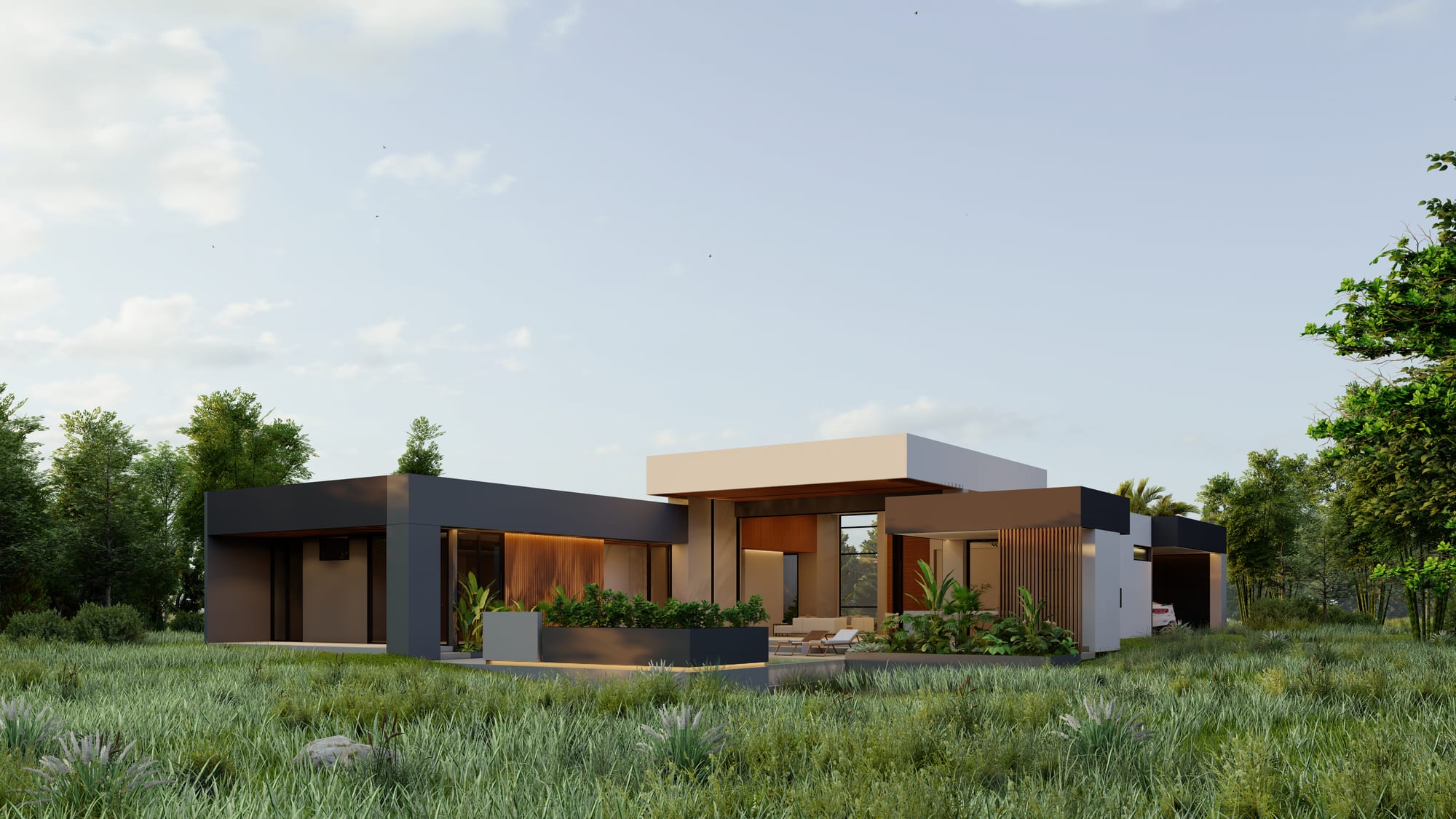 Casa Contemporánea II — render 7