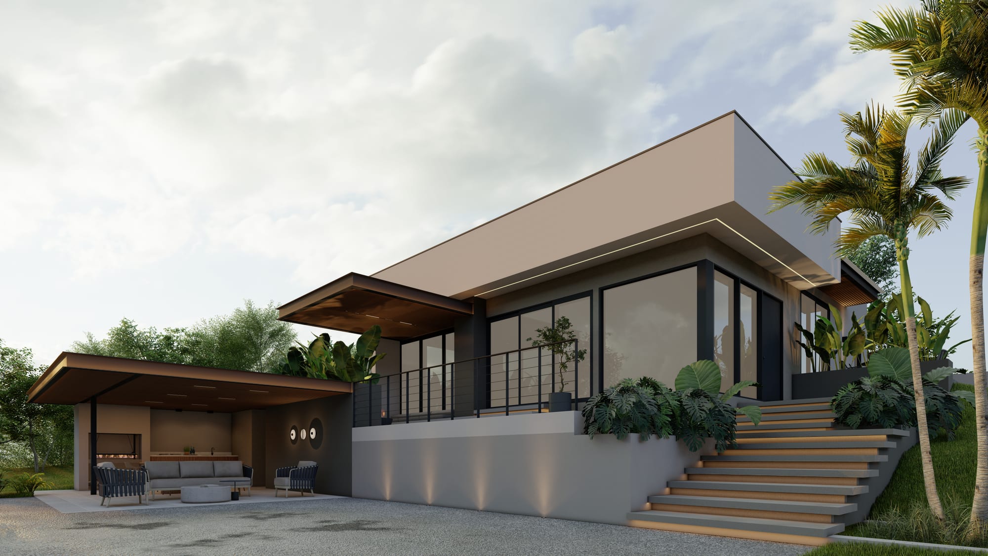 Casa Contemporánea III — Vivienda unifamiliar