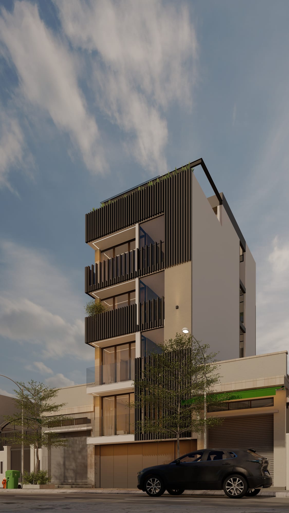 Edificio Residencial I — render 3