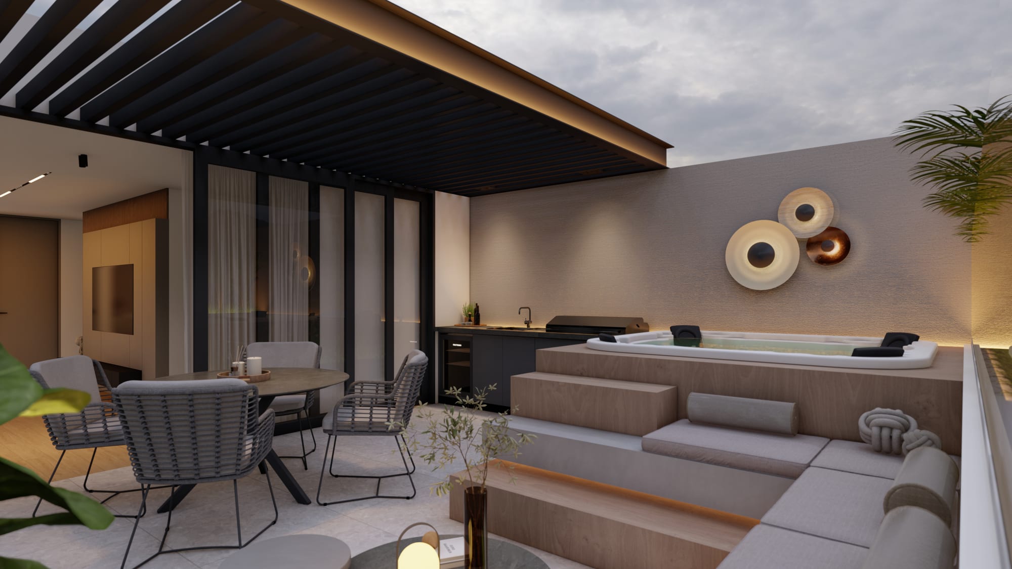 Terraza Roof Garden — Terraza · Paisajismo