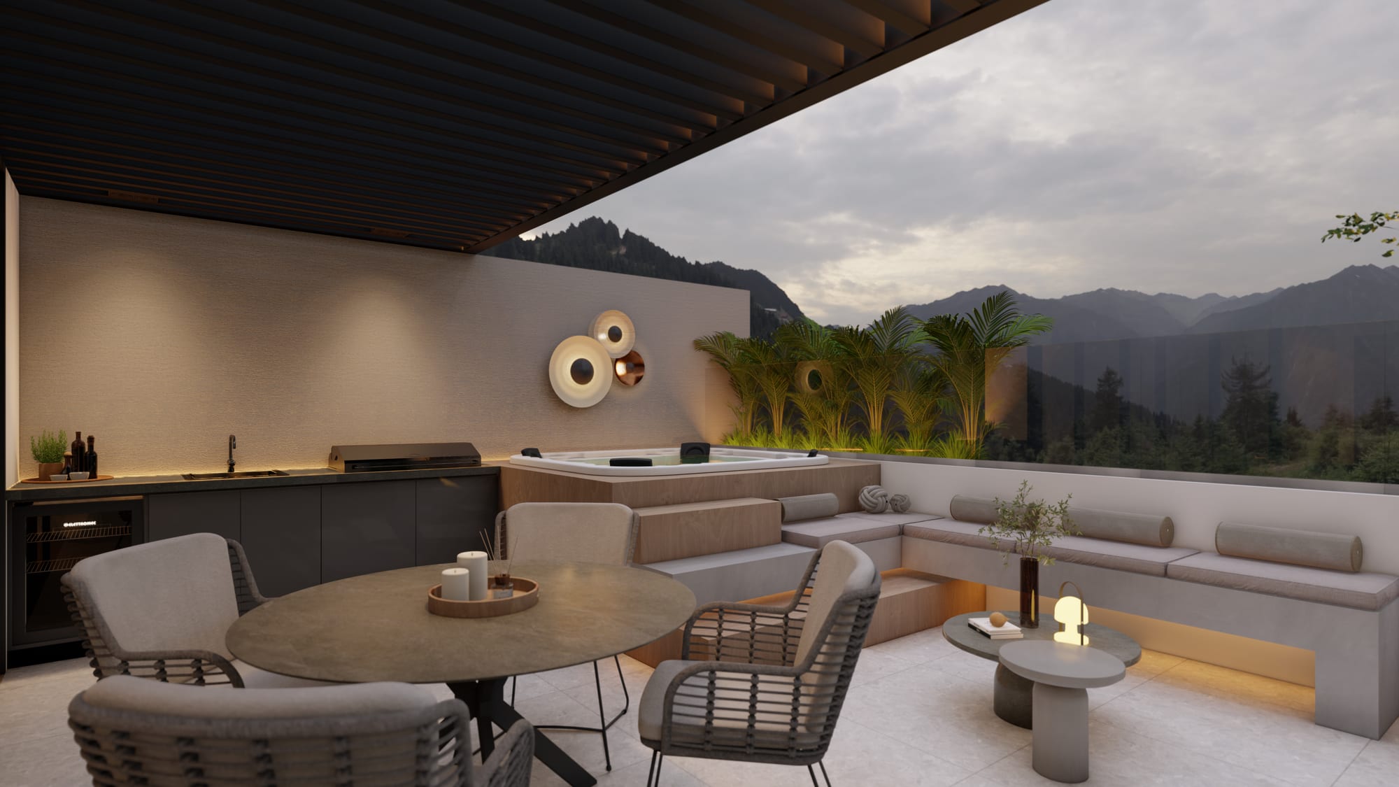 Terraza Roof Garden — render 3